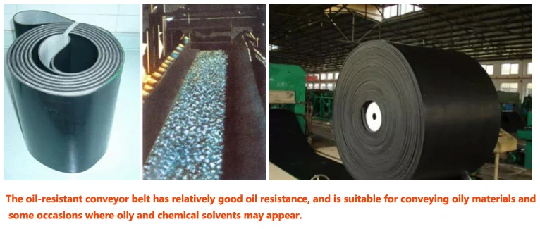 Huanball China Polyester/Ep Rubber Conveyor Belt for Transport Crushed Stone