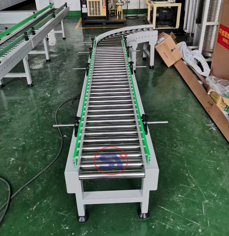 800mm Width Automatic Transfer Roller Conveyor Line for Electrical Assembly