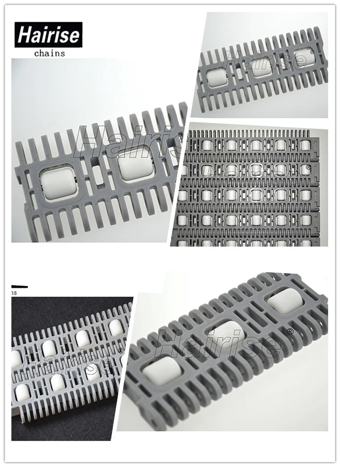 Hairise Plastic 400 Conveyor Roller Top Belt with ISO&amp; CE &FDA Certificate