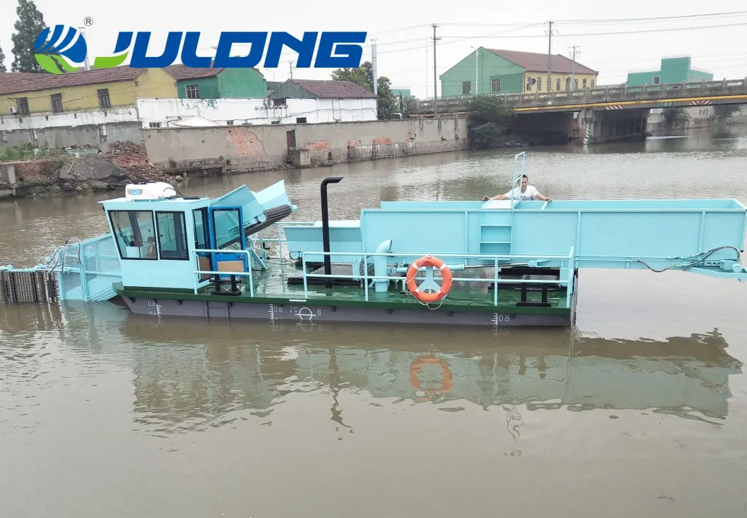 Water Weed Salvage Ship Cleaning Surface Garbage Ship