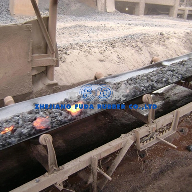 China Industrial High Temperature Resistant EPDM Rubber Conveyor Belt for Steel Plant