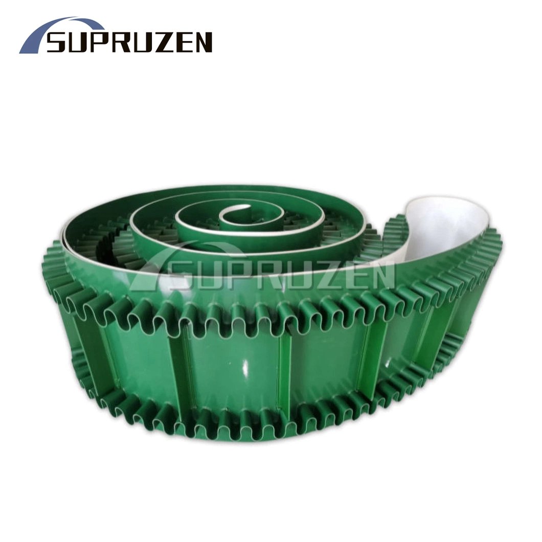 Sunmu Industry 35 - 360mm Cleat Height Hot Selling Rubber Conveyor Belt China Suppliers Gravel Rubber Conveyor Belt Used for Heavy Duty Rubber Belt Conveyors