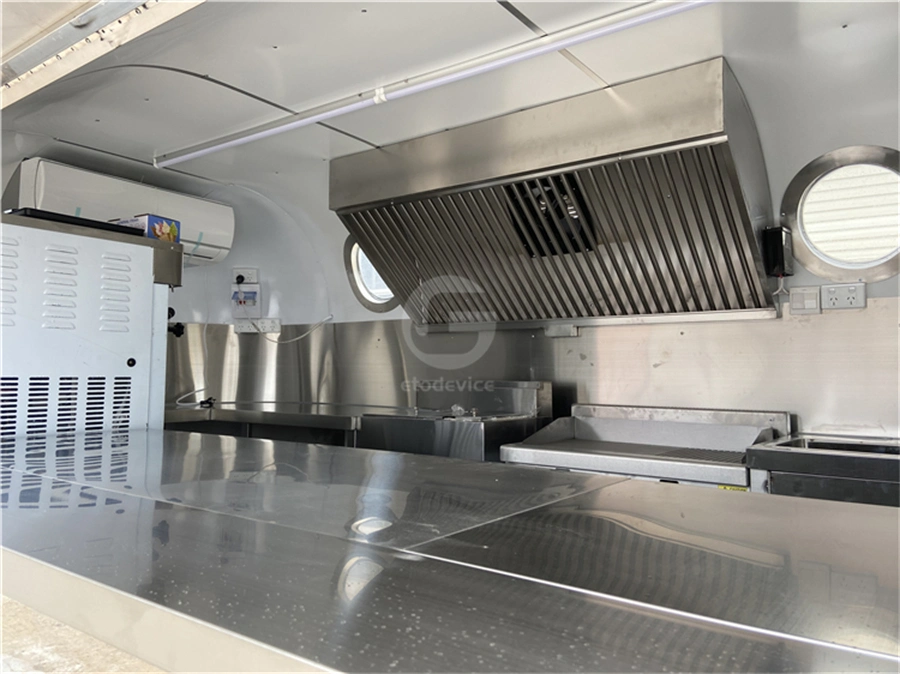Hot Sales Appropriate Price Aluminum Surface Airstream Food Cart