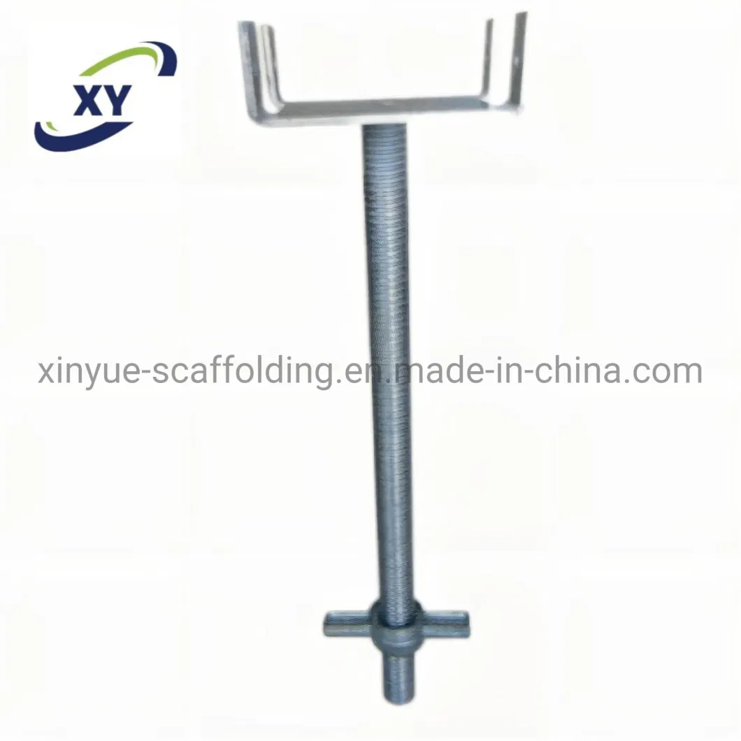 Construction Building Material Scaffold Steel Swivel Scaffold Solid Jack Base for Slab Support Made in China