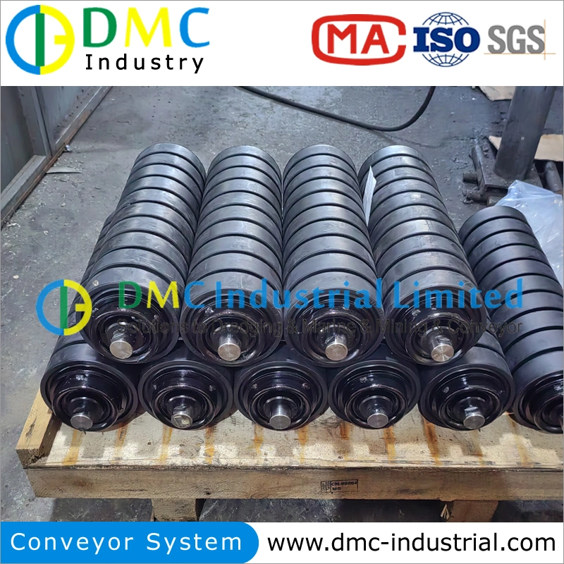 High Quality HDPE UHMWPE Carbon Steel Rubber PU PVC Urethane Stainless Drum Drive Pulley Wheel Spare Parts Conveyor Roller for Belt Conveyors