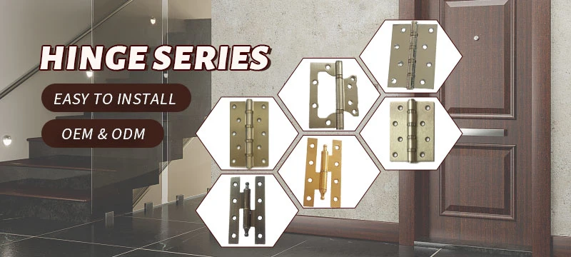 Mute Detachable H-Type Bronze Folding Lift off Door Hinges 270 Degree Hardware Hinge