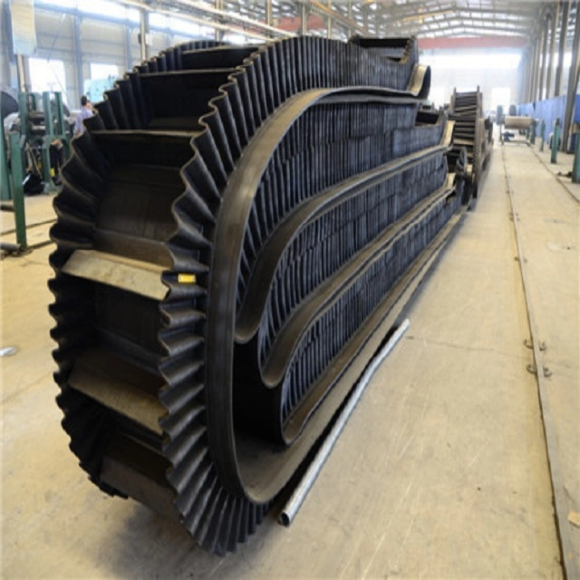 Heavy Duty Long Distance Cleat Sidewall Conveyor Belt