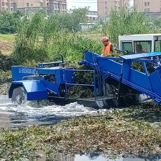 Aquatic Weed Harvester/Water Hyacinth Harvester/ Rubbish Collection Machine/Weed Harvester Boat/Water Surface Cleaning Boat Use for Cutting Grass in Water