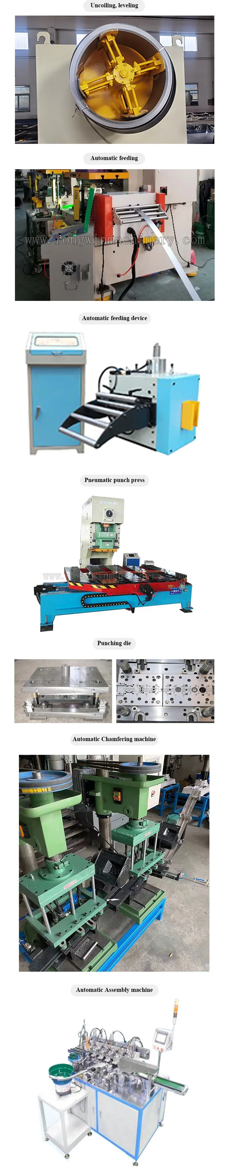 New Hydraulic Punching Machine Pneumatic Powered Punching Production Line for Hinge Manufacturing