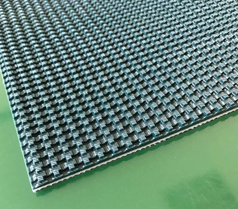 High Quality 5mm Super Grip Rough PVC Conveyor Belt for Corrugated Cardboard Industry