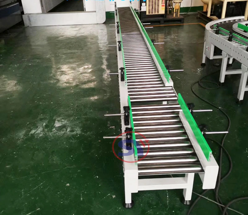 Powered Turning Tapered Roller Conveyer for Combining Conveyor Line