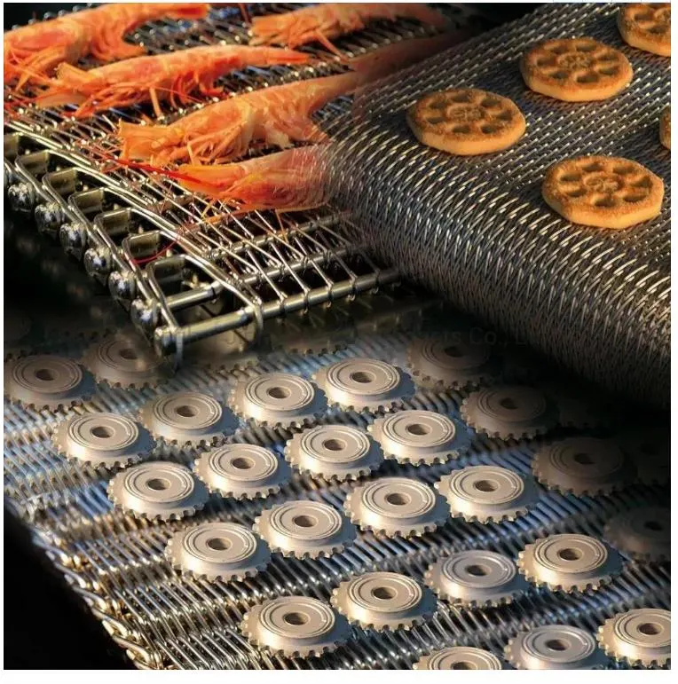 Stainless Steel Conveyor Belt for Food Processing, Heatrement Industry