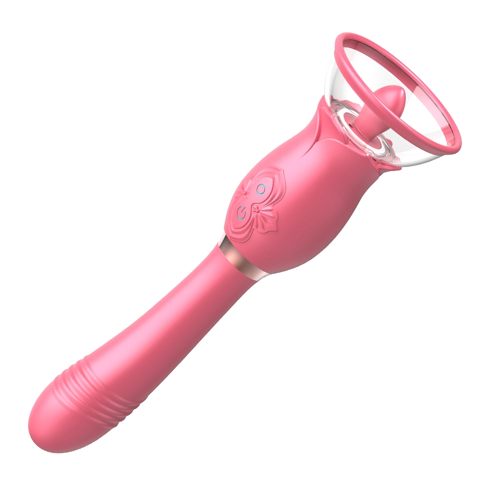 Wand Massager Tongue Vibrator Friction 10 Vibration Modes for Clitoris and Breasts and Clitoris Sex Toy