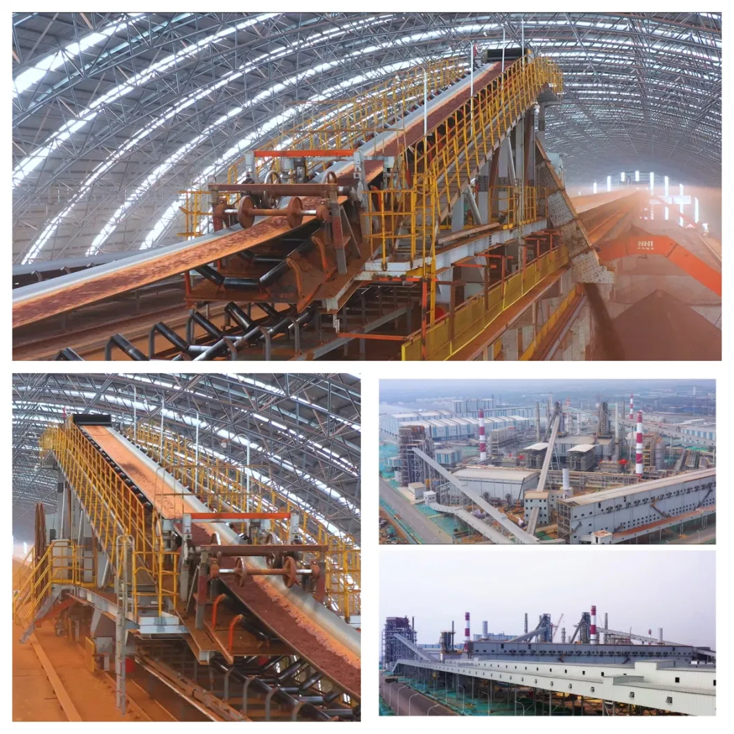 Long-Distance Overland Mining Belt Conveyer System for Coal Steel Metallury Mines Port Cement Chemical Power Plant