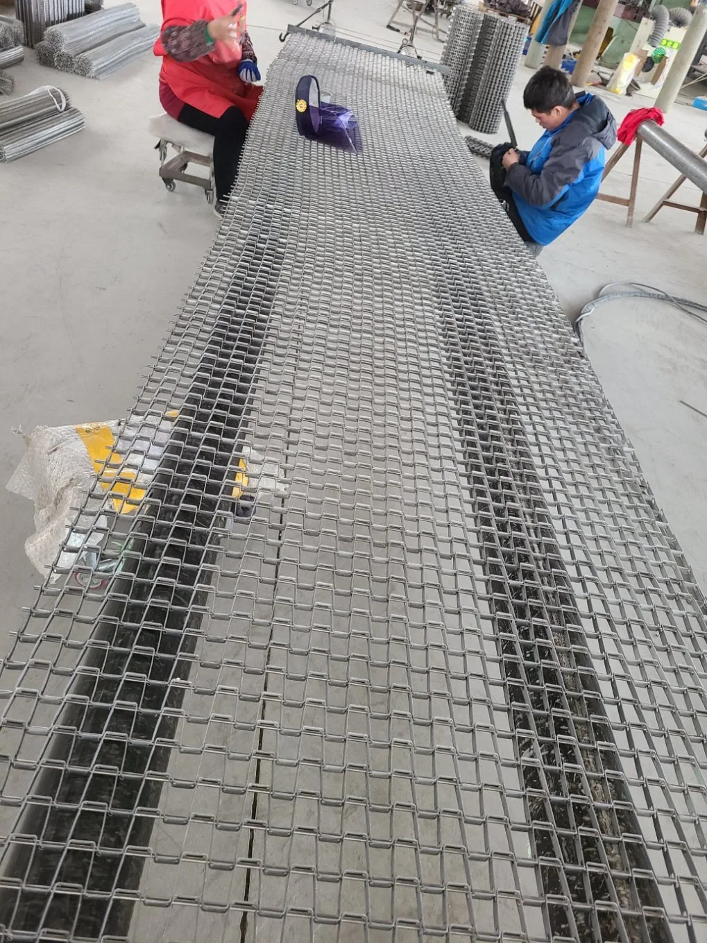 Manufacturer Stainless Steel Wire Mesh Belt for Meat Processing