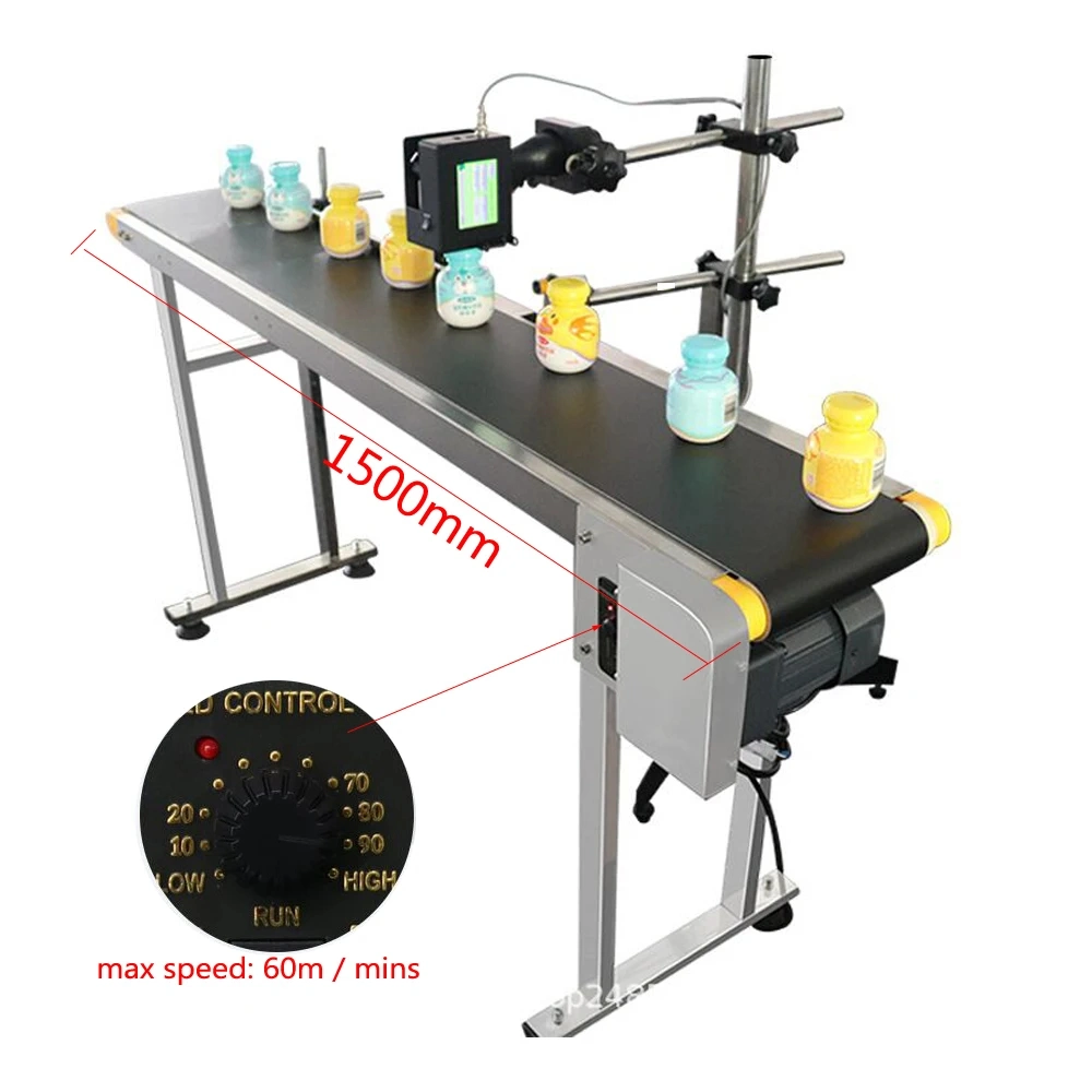 Bifa 350*1500 Ink Jet Printer Date Code Conveying Table Conveyer