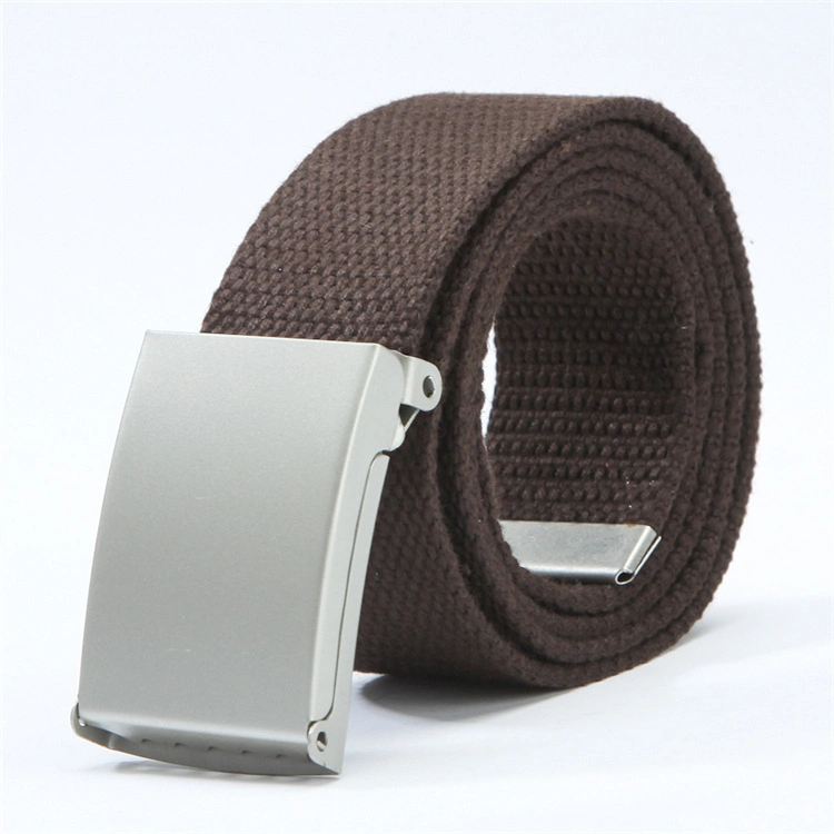 Men&prime;s Nylon Belts 38mm Width Canvas Belt with Metal Buckle
