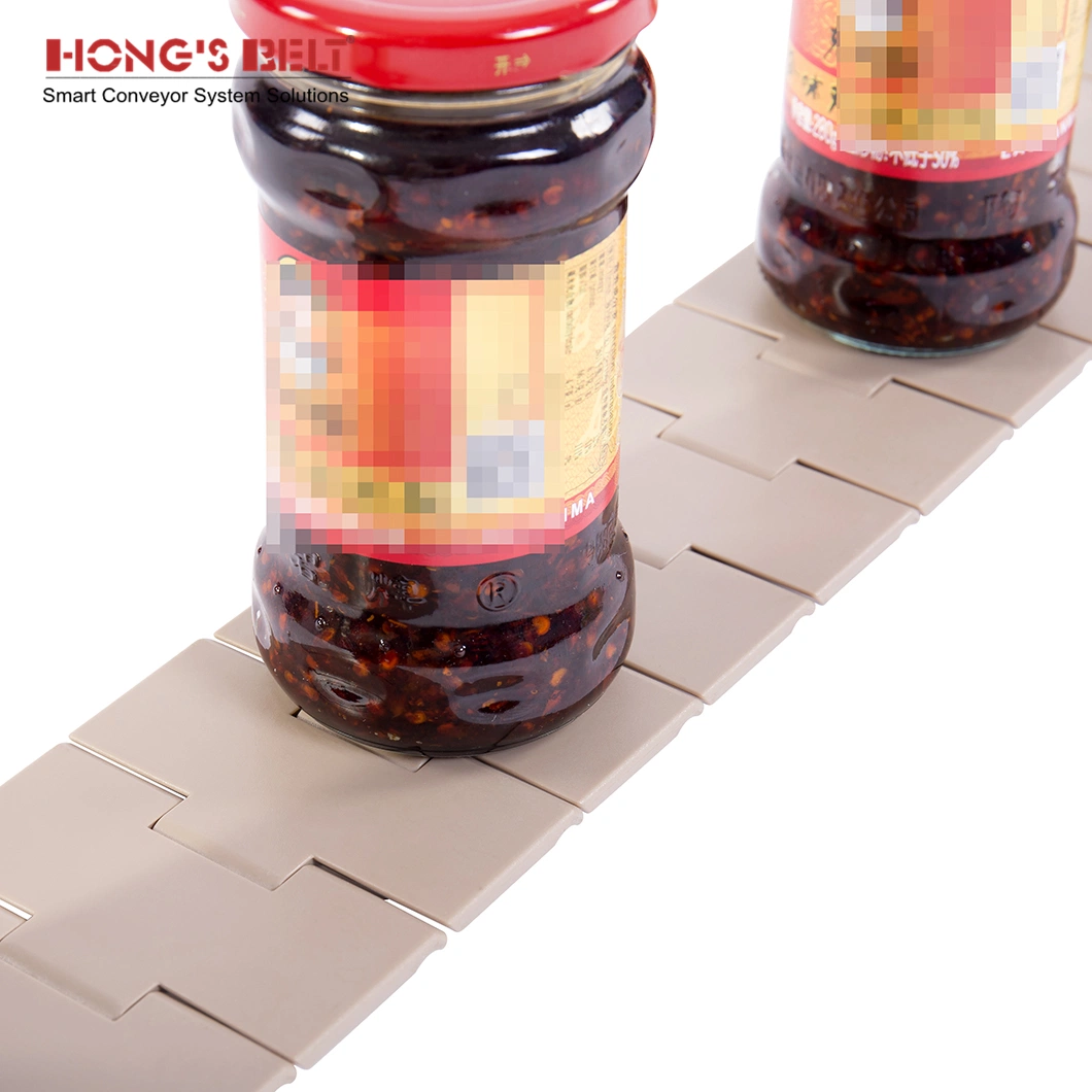 Hongsbelt HS-828-K325 Plastic Straight Running Flat Top Equipment Chain Conveyor Belt Chain Conveyor Chain