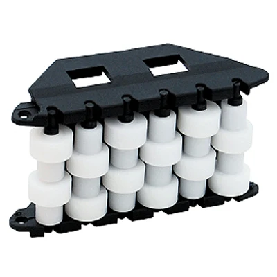  Haasbelts Kunststoffketten Component S9 Seitenbiegewalze Seitenführung für Förderbänder
