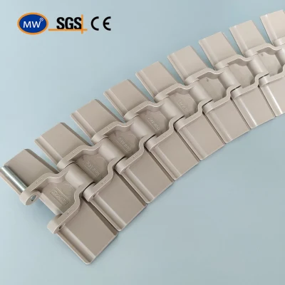 880 Kunststoff Seite Flexing Flat Top Kette