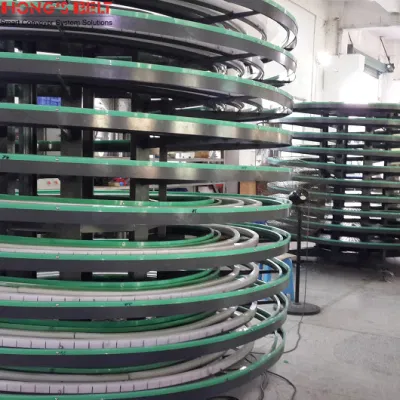  Hongsbelt Brot Spiral Cooling Conveyor Spiral Flexible Conveyor Spiral Conveyor