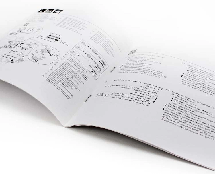 Custom Printing Products User&prime; S Manual User Instruction Manual with Low Price