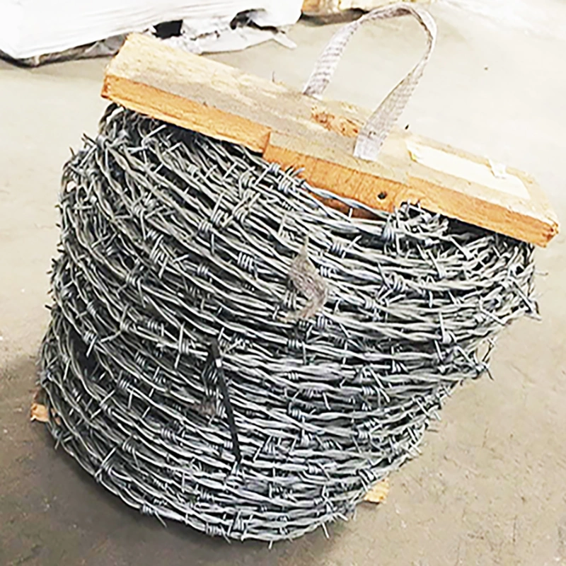 Selling Top Sponsor Listing Barbed Wire PVC Coated 2.0mm High Tensile Barbed Steel Wire 300meters for Barrier Fencing