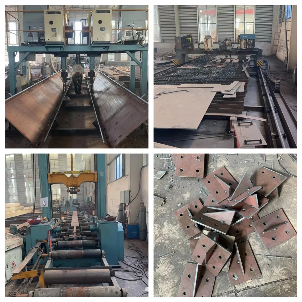 Building Construction Steel Structures Components Prefabricated in China