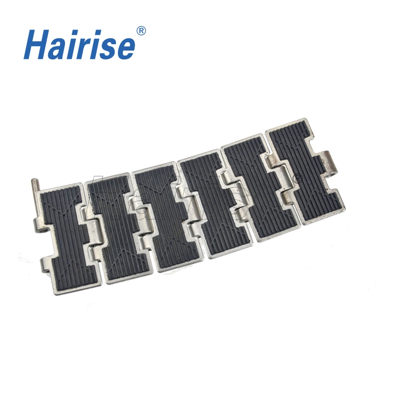 Good Quality Hairise812fh Antiskid Stainless Steel Top Chain with Rubber