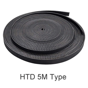 Huanball Htd 3m Open Ended Timing Belts 15mm Width Rubber Synchronous Belt