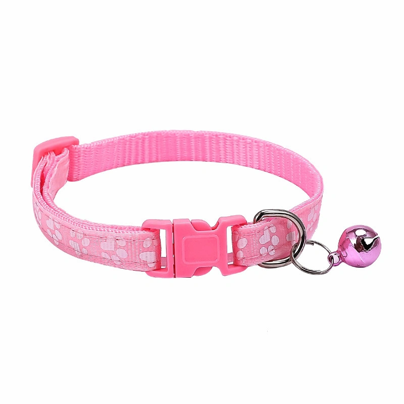 Cat Collar with Bell Adjustable Soft High Quality Nylon Luxury Custom Pet Collar