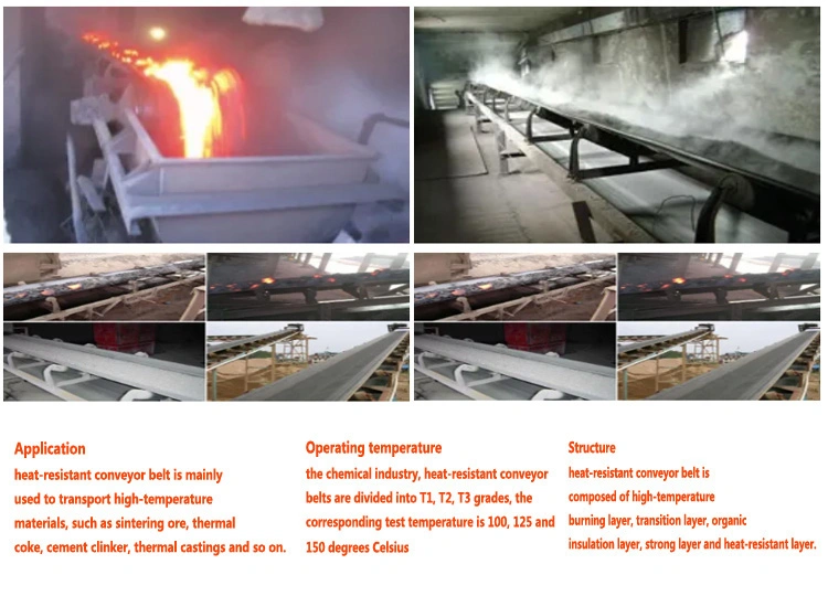 Huanball High Performance Ep Fabric Ep800/4 Rubber Conveyor Belt