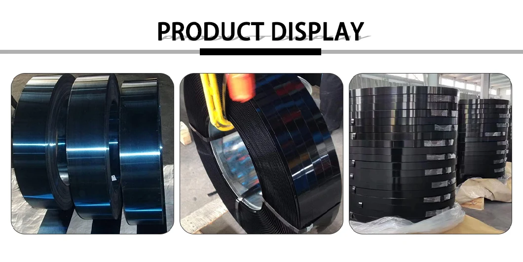 Black Painted/Strapping/Strap/Belt/ Metal Packing Steel Strip