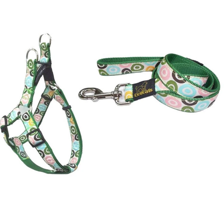 Custom Nylon/ Polyester Printed Pet Supply, Retractable Pet Harness and Lead Products, Personalized Cat Shock Leash and Dog Training Collar