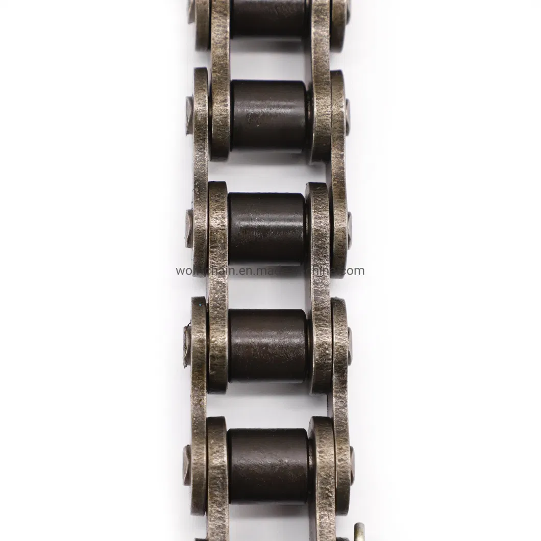 Customized 50 Alloy Steel Short Pitch Transmission Bush Double Flex Chain Drive Chain