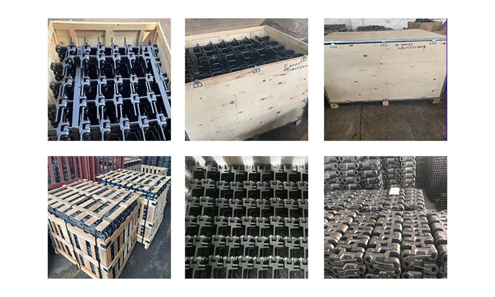 New Pitch 142/150/160/200/250 Roller Wanxin/Customized Hubei Sushi Conveyor High Precion Scraper Chain