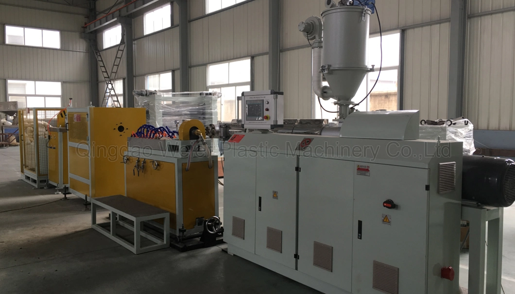 Plastic PP PE PA Spiral Guard Wrap Pipe Production Line