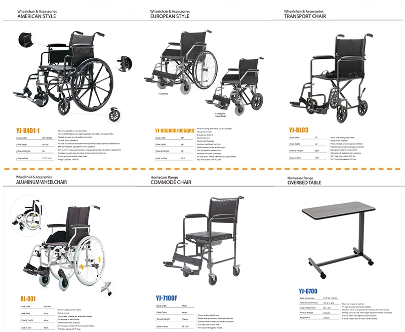 Trade Assurance Wheelchair Used Manual Types of with Good Price