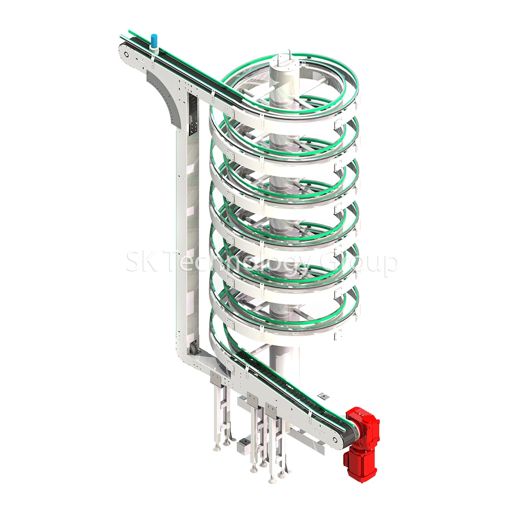 Factory Automation Product Flexible Chain Conveyor 103 Wheel Bend