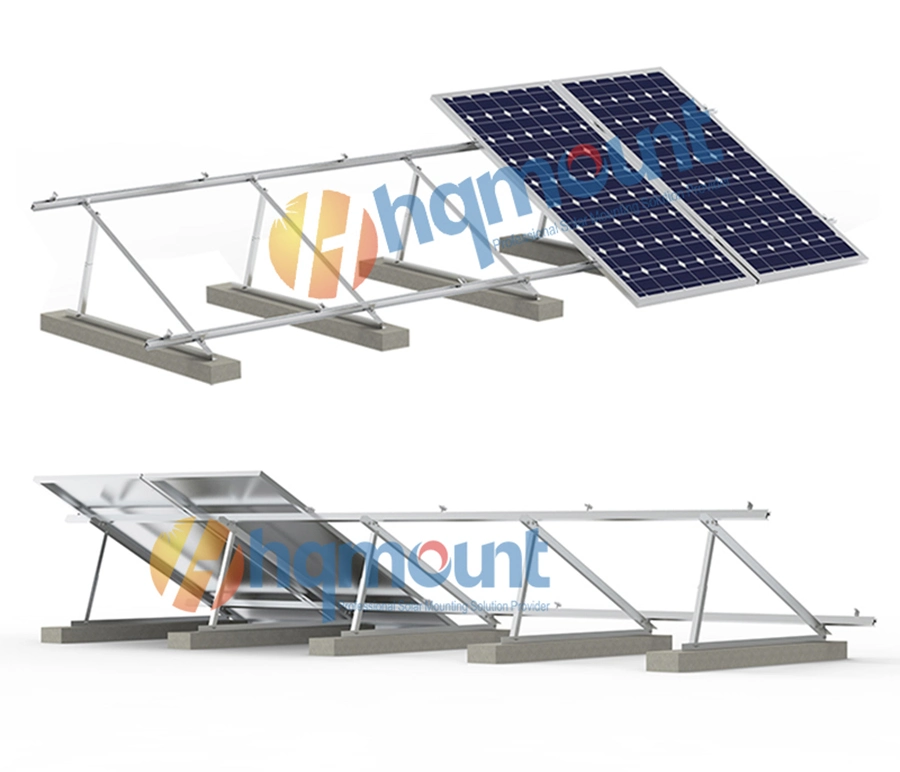 Roof Solar Panel Guide Rail Flexible in Angle Bracket U-Shaped Steel Stent