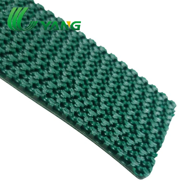 Factory Price Green PVC Rough Top Conveyor Belt with Antiskid High Friction