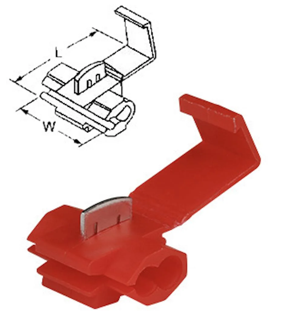 T Type Wire Electrical Cable Connectors Quick Splice Crimp Terminal Fast Connecting Joints