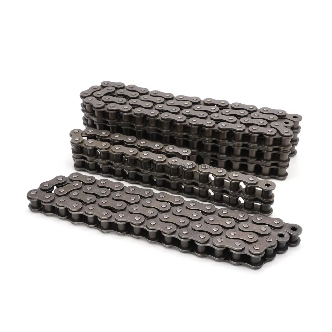 Customized 50 Alloy Steel Short Pitch Transmission Bush Double Flex Chain Drive Chain