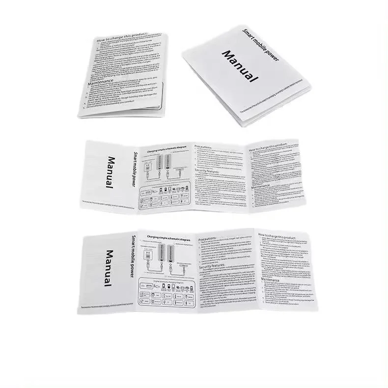 Customized Printing Product Booklet Instruction Manual