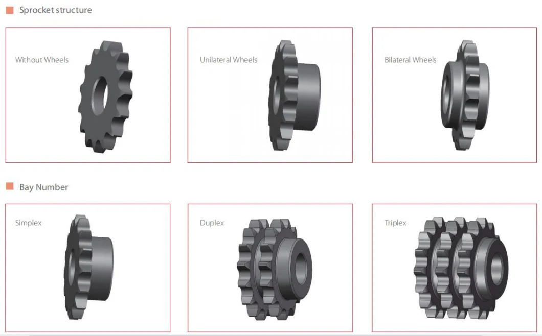 Roller Chain Drive Industrial Gear Engine Timing Crankshaft Welding Corn Agricultural Machine Assembly Sprocket