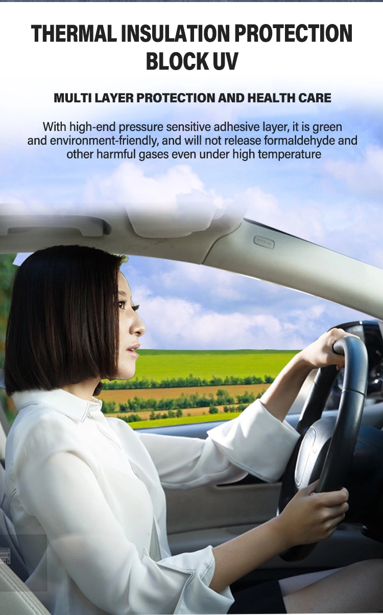 Car Film 100 Uvr for Car High Heat Insulation Car Side Window Peep Prevent UV Protection Window Film