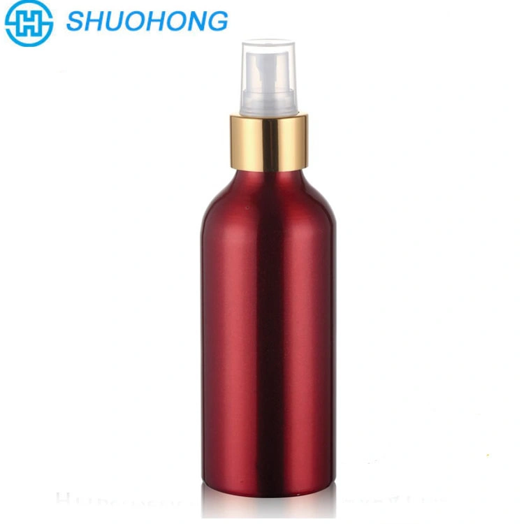 High Quality 18mm Gold Aluminium-Plastic Fine Mist Spray Pump Head for Perfume Essential Oil Bottle Cosmetic Packaging