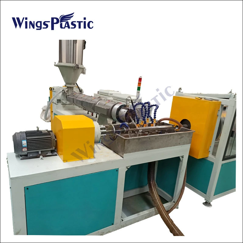 PE PP Spiral Wrapping Bands Making Machine / Plastic Wrapping Hose Protector Machine