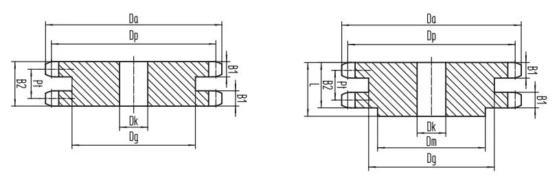 Roller Chain Drive Industrial Gear Engine Timing Crankshaft Welding Corn Agricultural Machine Assembly Sprocket