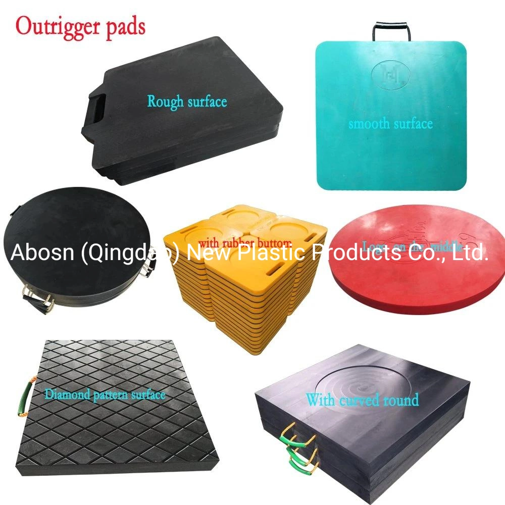 Crane Outrigger Support Foot Pads Outriggers Pads UHMWPE Polyethylene